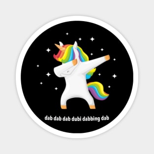 Dabbing Unicorn - Dapping Unicorn  color Magnet